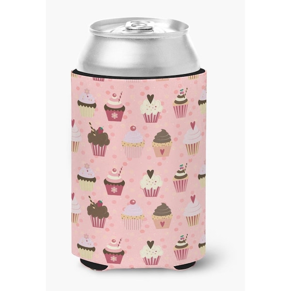 Carolines Treasures Cupcakes on Pink Can or Bottle Hugger - BB7280CC