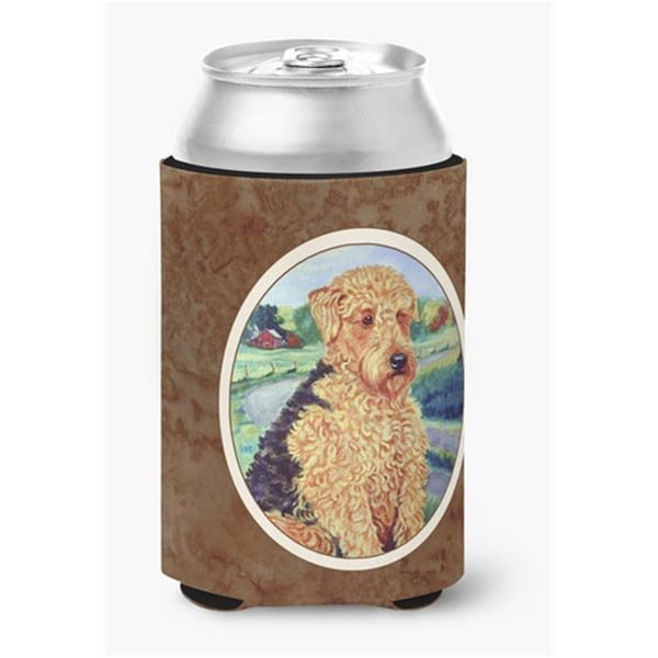 Carolines Treasures Airedale Terrier Can or Bottle Hugger, 0.25 x 4 x 5.5 in. - 7096CC