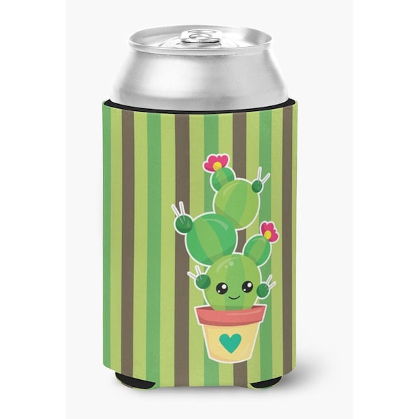 Carolines Treasures Cactus Stripe Can or Bottle Hugger - BB6847CC