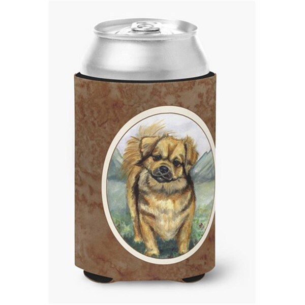 Carolines Treasures Tibetan Spaniel Can or Bottle Hugger, 0.25 x 4 x 5.5 in. - 7075CC