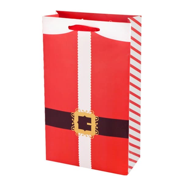 Revel Paper 2-Bottle Santas Belt Wine Bag - 3155