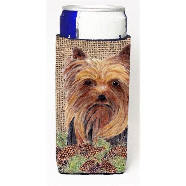 Carolines Treasures Yorkie Michelob Ultra bottle sleeves For Slim Cans - 12 oz. - SC9046MUK