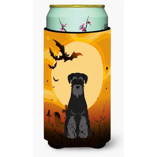 Carolines Treasures Halloween Standard Schnauzer Black Tall Boy Beverage Insulator Hugger - BB4298TBC