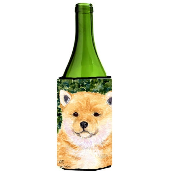 Carolines Treasures Shiba Inu Wine bottle sleeve Hugger - 24 oz. - SS8726LITERK