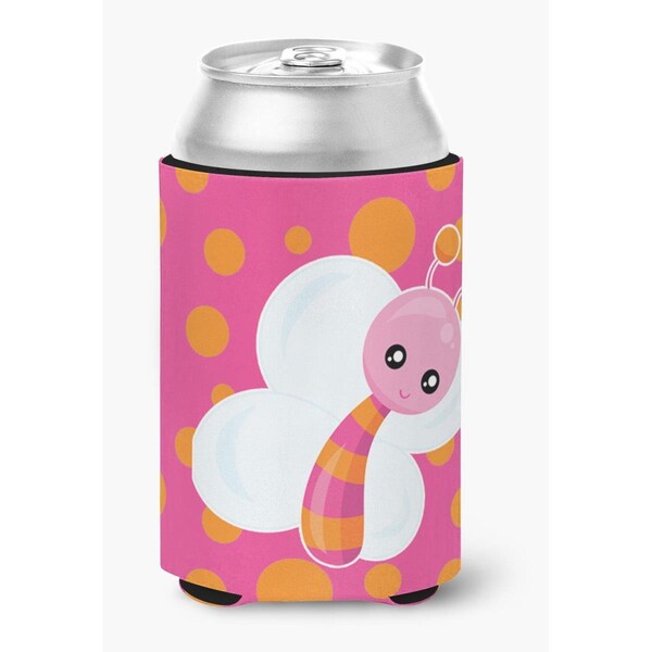 Carolines Treasures Butterfly on Polkadots Can or Bottle Hugger - BB7102CC