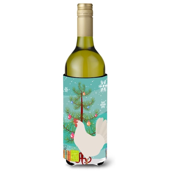 Carolines Treasures Leghorn Chicken Christmas Wine Bottle Beverge Insulator Hugger - BB9207LITERK