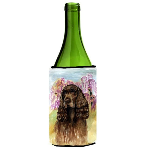 Carolines Treasures Field Spaniel Wine bottle sleeve Hugger - 7033LITERK