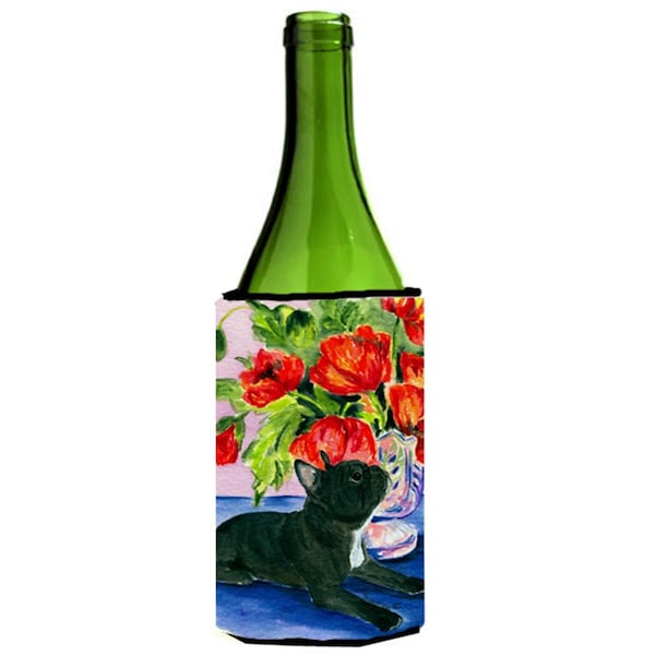 Carolines Treasures French Bulldog Wine bottle sleeve Hugger - 24 oz. - SS8308LITERK