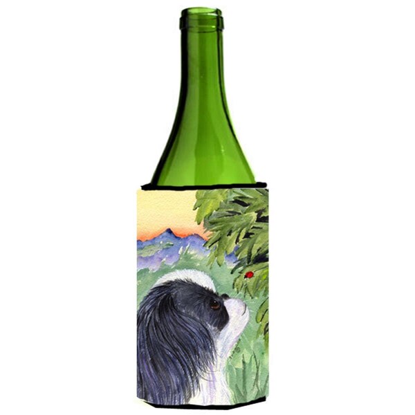 Carolines Treasures Japanese Chin Wine bottle sleeve Hugger - 24 oz. - SS8259LITERK