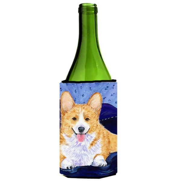 Carolines Treasures Corgi Wine bottle sleeve Hugger - SS8414LITERK