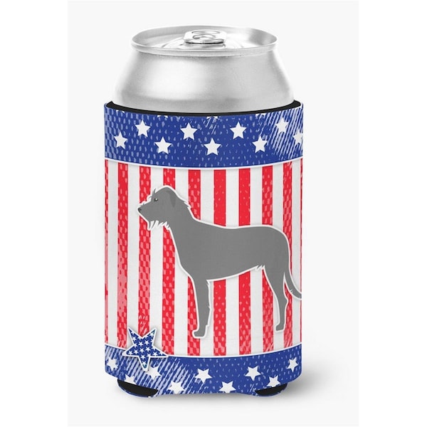 Carolines Treasures USA Patriotic Irish Wolfhound Can or Bottle Hugger - BB3303CC