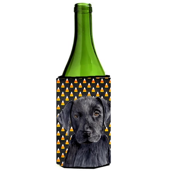 Carolines Treasures Labrador Candy Corn Halloween Portrait Wine Bottle Hugger - 24 oz. - SC9175LITERK