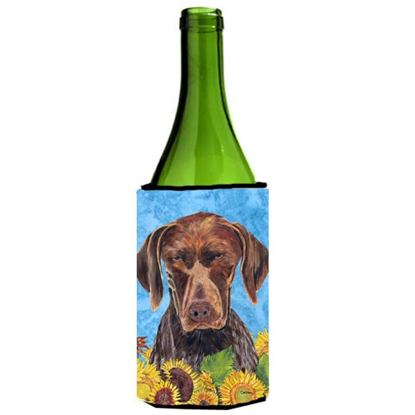 Carolines Treasures German Shorthaired Pointer Wine bottle sleeve Hugger - 24 oz. - SC9053LITERK