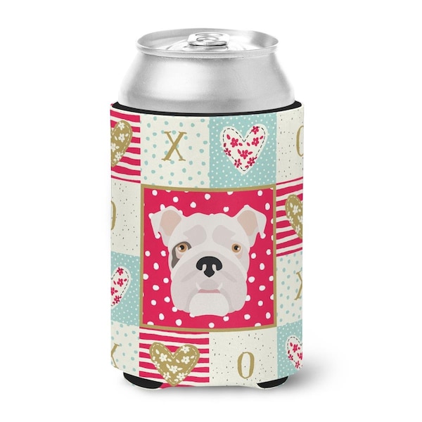 Carolines Treasures 12 oz English Bulldog Love Can or Bottle Hugger - CK5197CC