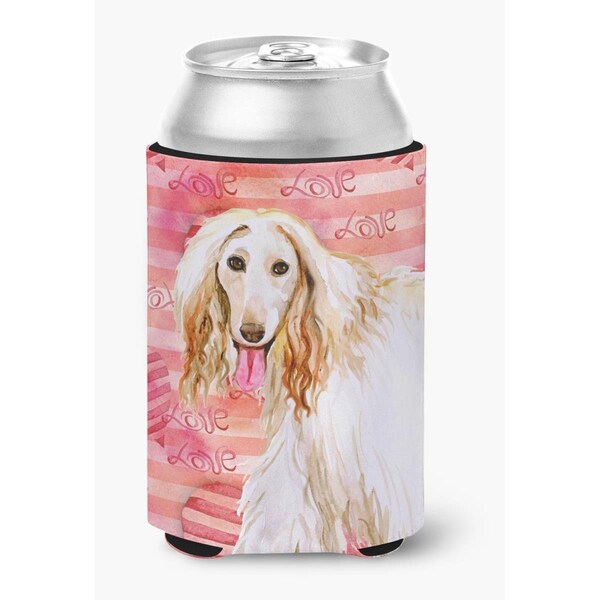 Carolines Treasures Afghan Hound Love Can or Bottle Hugger - BB9789CC