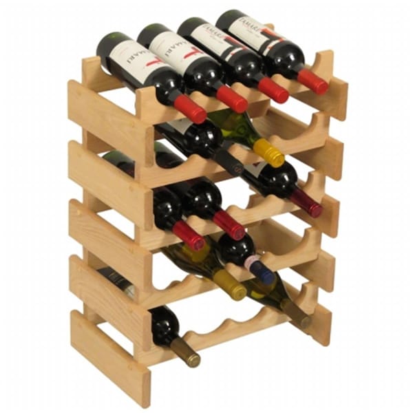 Razoredge 20 Bottle Dakota Wine Rack - Unfinished - RA3263717