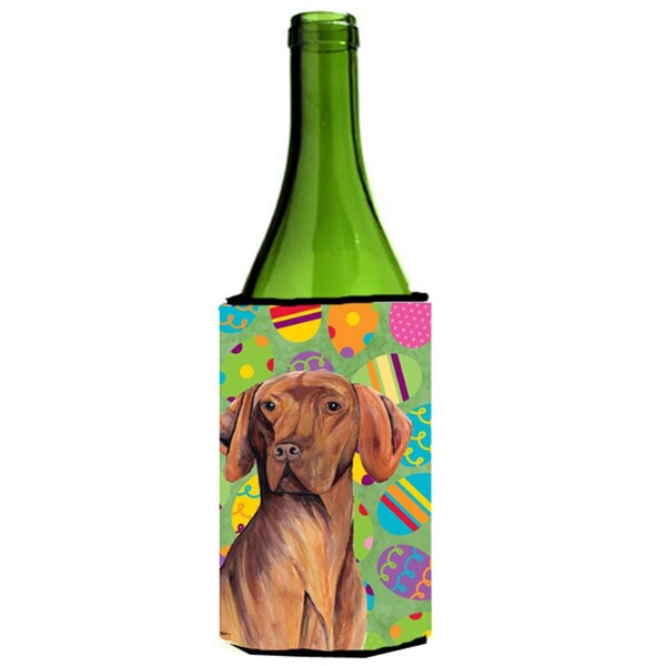 Carolines Treasures Vizsla Easter Eggtravaganza Wine Bottle   Hugger - 24 oz. - SC9458LITERK