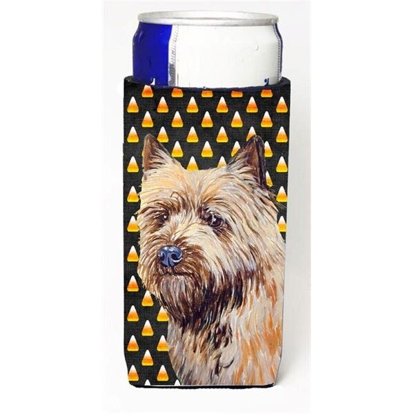 Carolines Treasures Carolines Treasures LH9061MUK Cairn Terrier Candy Corn Halloween Portrait Michelob Ultra bottle sleeves For Slim Cans - 12 oz. - LH9061MUK