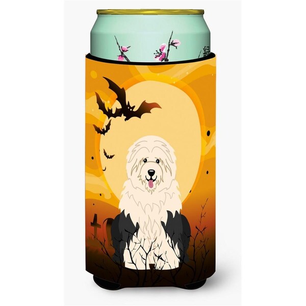 Carolines Treasures Halloween Old English Sheepdog Tall Boy Beverage Insulator Hugger - BB4362TBC