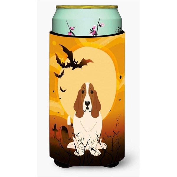 Carolines Treasures Halloween Basset Hound Tall Boy Beverage Insulator Hugger - BB4287TBC
