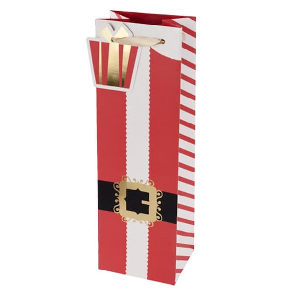 True Fabrications Santa Belt Wine Bag - 2859