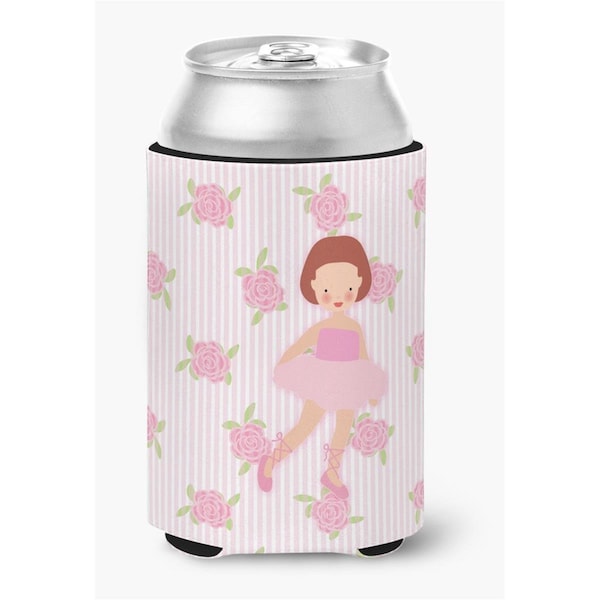 Carolines Treasures Ballerina Red Short Hair Can or Bottle Hugger - BB5191CC