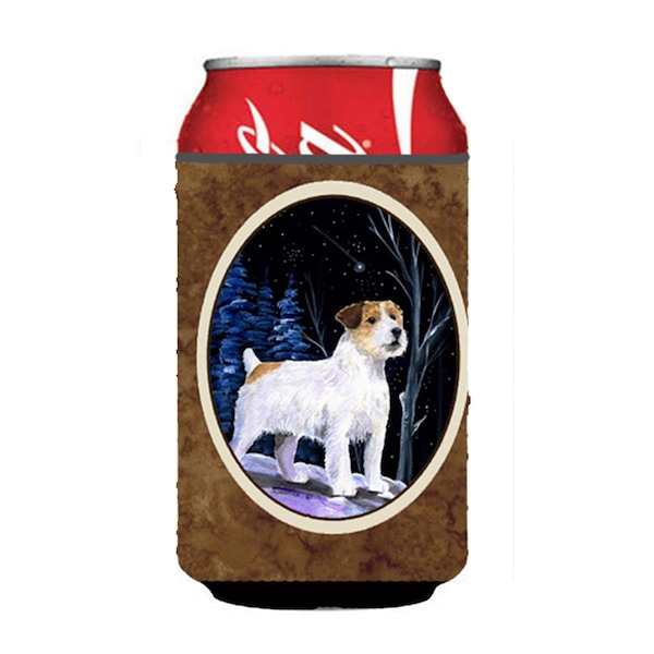 Carolines Treasures Starry Night Jack Russell Terrier Can Or bottle sleeve Hugger - SS8388CC