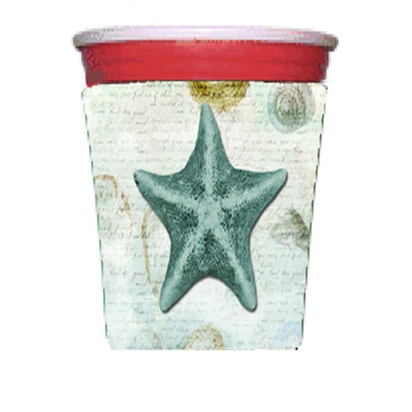Carolines Treasures Starfish Red Solo Cup  Hugger - SB3043RSC
