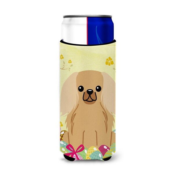 Carolines Treasures Easter Eggs Pekingnese Fawn Sable Michelob Ultra Hugger for Slim Cans - BB6104MUK