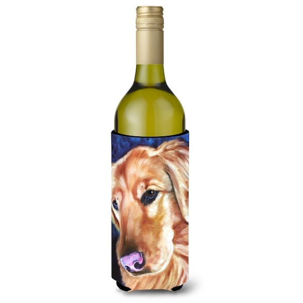 Carolines Treasures Golden Retriver Huh Wine Bottle Beverage insulator Hugger - 7384LITERK