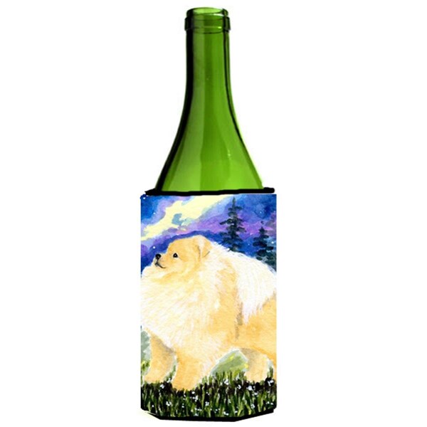 Carolines Treasures Pomeranian Wine bottle sleeve Hugger - SS8998LITERK
