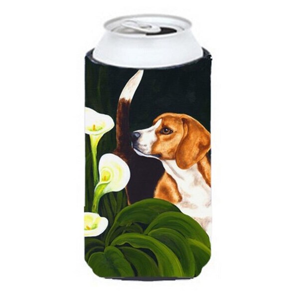 Carolines Treasures Beagle Lillies Tall Boy Can cooler Hugger - AMB1077TBC