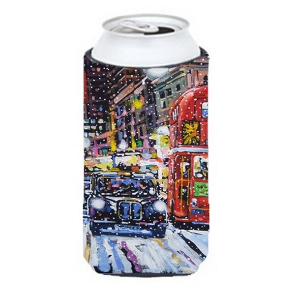 Carolines Treasures London Snow by Roy Avis Tall Boy Can cooler Hugger - ARA0133TBC