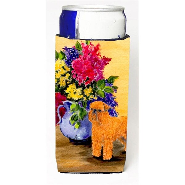 Carolines Treasures Brussels Griffon Michelob Ultra bottle sleeves For Slim Cans - 12 oz. - SS8543MUK