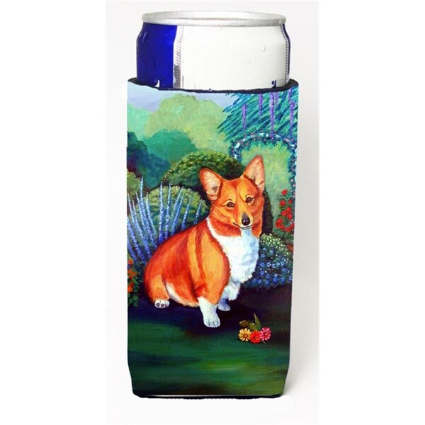 Carolines Treasures Corgi Michelob Ultra bottle sleeves For Slim Cans - 12 oz. - 7118MUK