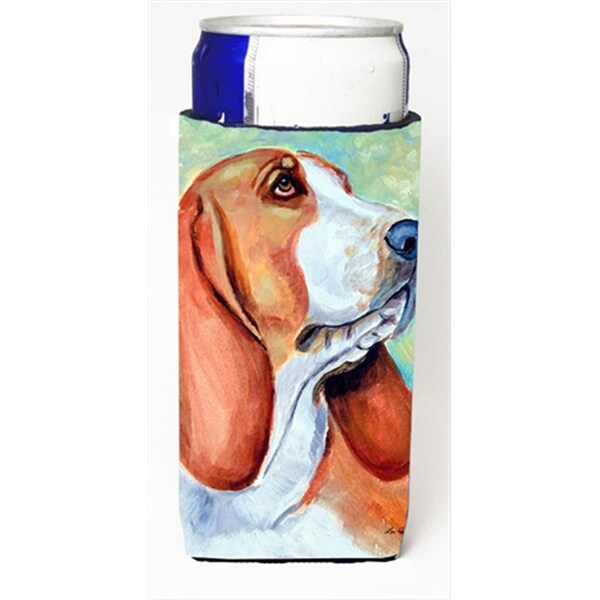Carolines Treasures Basset Hound Michelob Ultra bottle sleeves For Slim Cans - 7227MUK