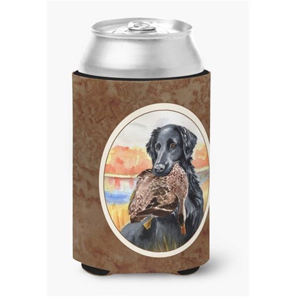 Carolines Treasures Flat Coated Retriever Can or Bottle Hugger, 0.25 x 4 x 5.5 in. - 7032CC