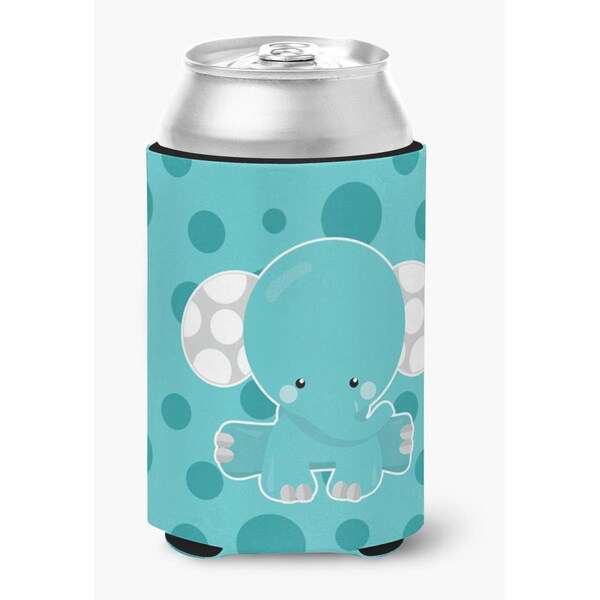 Carolines Treasures Polkadot Elephant Can or Bottle Hugger - BB6836CC