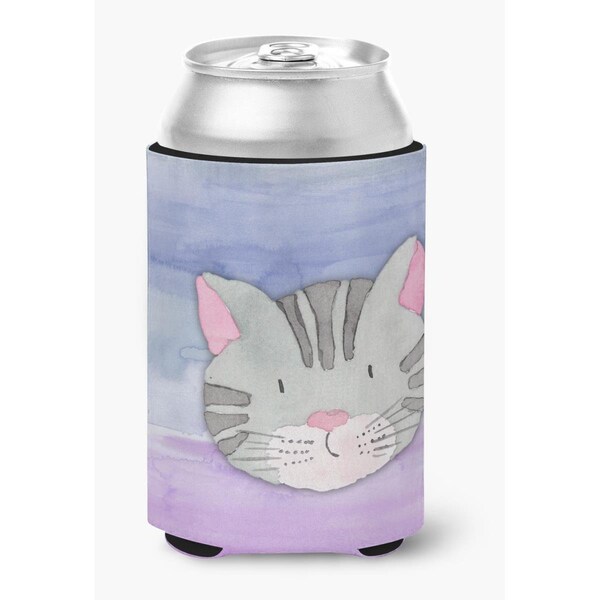 Carolines Treasures Cat Face Watercolor Can or Bottle Hugger - BB7355CC