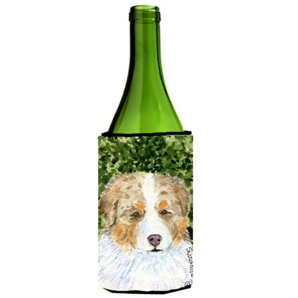 Carolines Treasures Australian Shepherd Wine bottle sleeve Hugger - 24 Oz. - SS8732LITERK