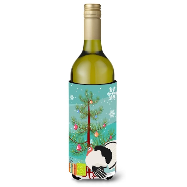 Carolines Treasures Royal Palm Turkey Christmas Wine Bottle Beverge Insulator Hugger - BB9355LITERK