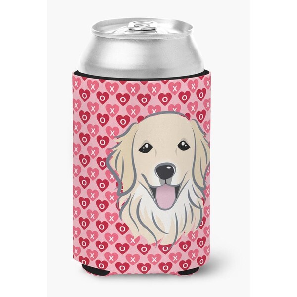 Carolines Treasures Golden Retriever Hearts Can or Bottle Hugger - BB5275CC