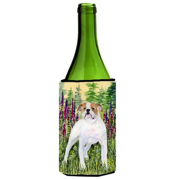 Carolines Treasures English Bulldog Wine bottle sleeve Hugger - 24 oz. - SS8156LITERK
