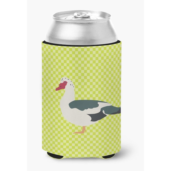 Carolines Treasures Muscovy Duck Green Can or Bottle Hugger - BB7690CC