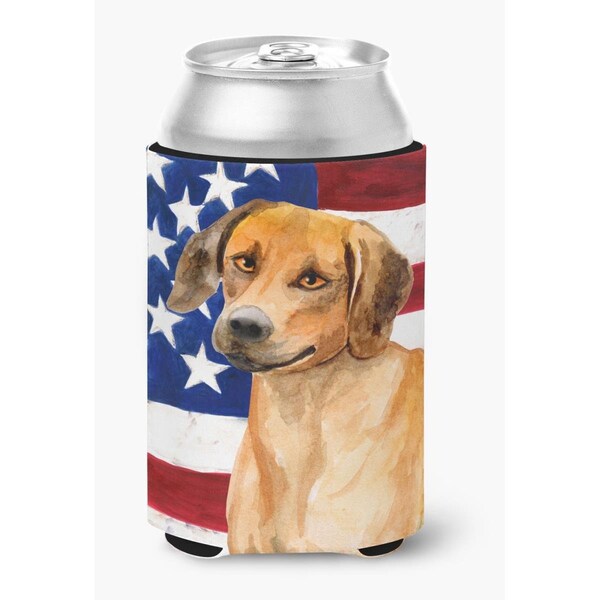 Carolines Treasures Rhodesian Ridgeback Patriotic Can or Bottle Hugger - BB9676CC