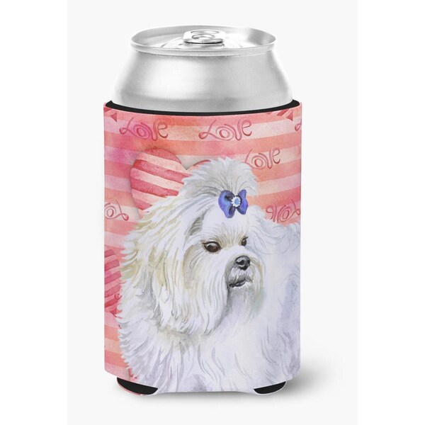 Carolines Treasures Maltese Love Can or Bottle Hugger - BB9738CC