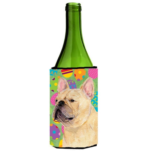 Carolines Treasures French Bulldog Easter Eggtravaganza Wine bottle sleeve Hugger - SS4830LITERK