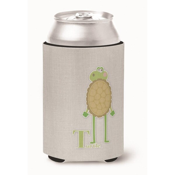 Carolines Treasures Alphabet T for Turtle Can or Bottle Hugger - BB5745CC