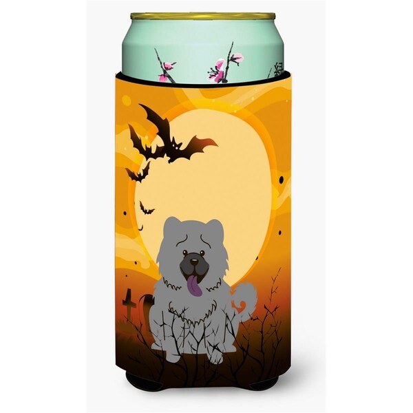 Carolines Treasures Halloween Chow Chow Blue Tall Boy Beverage Insulator Hugger - BB4405TBC