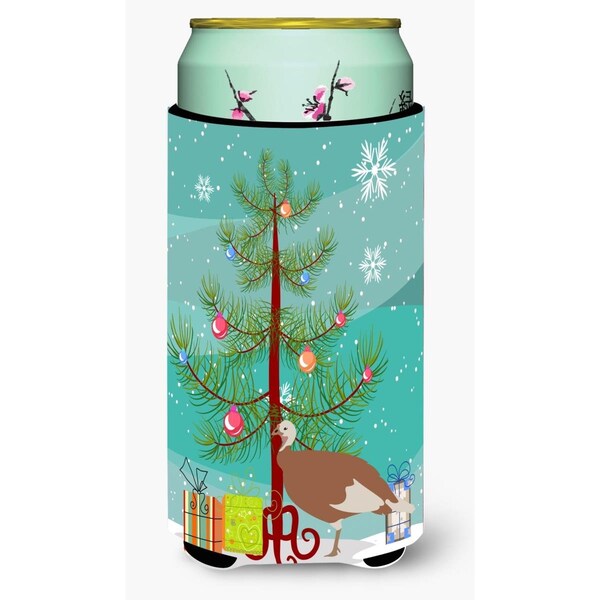 Carolines Treasures Jersey Buff Turkey Hen Christmas Tall Boy Beverage Insulator Hugger - BB9351TBC